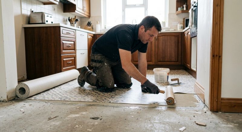Linoleum Floor Installation in Ingram, TX