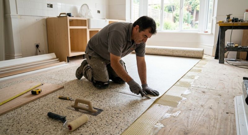 Linoleum Floor Installation in Fredericksburg, TX