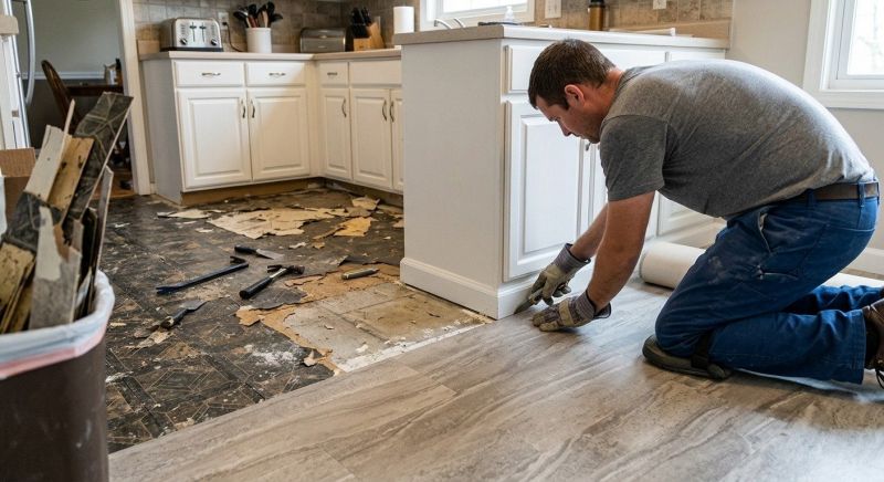 Linoleum Flooring Replacement in Fredericksburg, TX