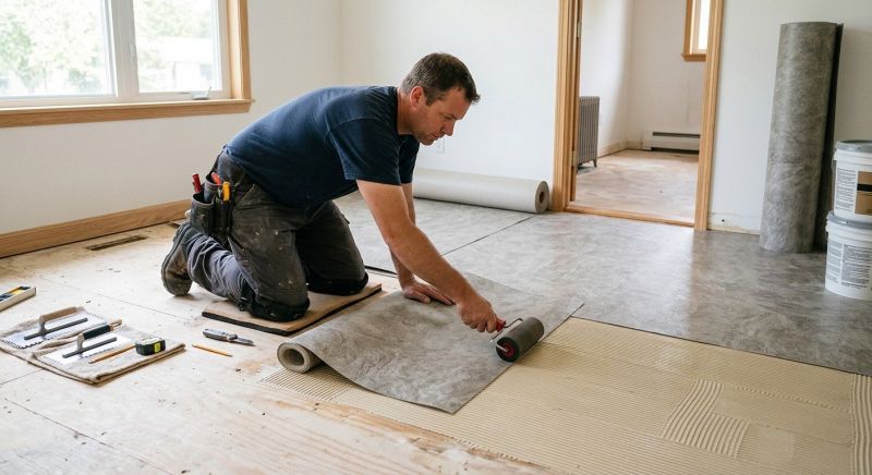 Sheet Flooring Installation in Ingram, TX