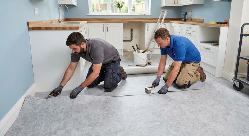 Sheet Linoleum Installation in Fredericksburg, TX