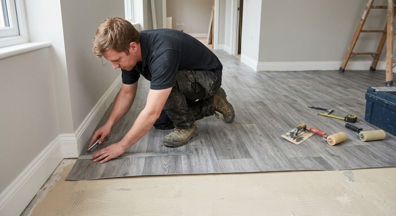 Sheet Vinyl Installation in Comfort, TX