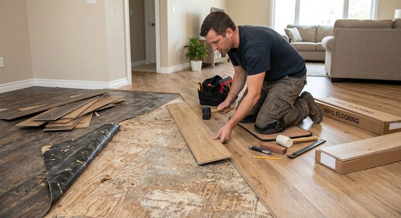 Vinyl Floor Replacement in Fredericksburg, TX