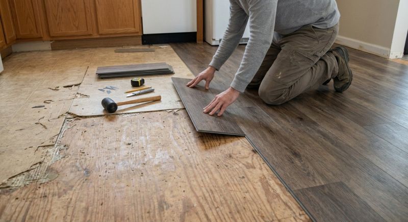 Vinyl Tile Replacement in Fredericksburg, TX